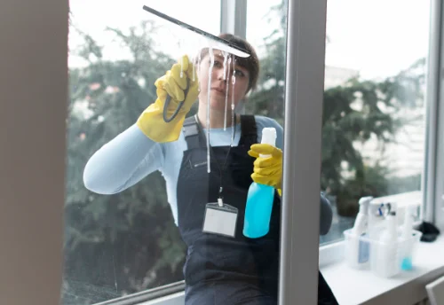 Nettoyage de vitres intérieures et extérieures à Mercœur
